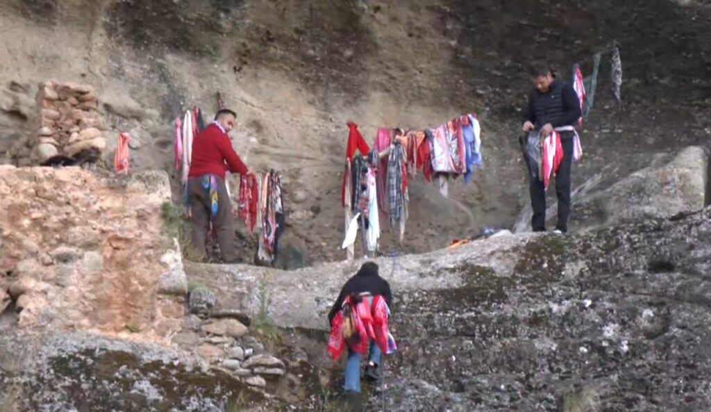 Mandilarades inside the skete of St George