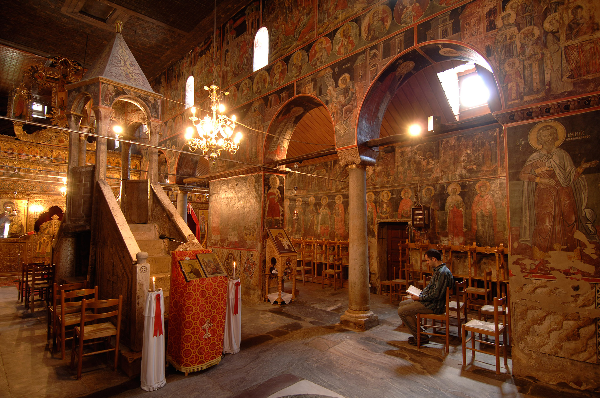 Kalabaka's Byzantine Church Knights Templars