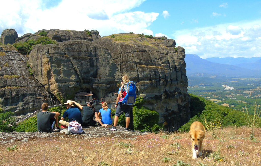 Meteora-hiking-tour-family