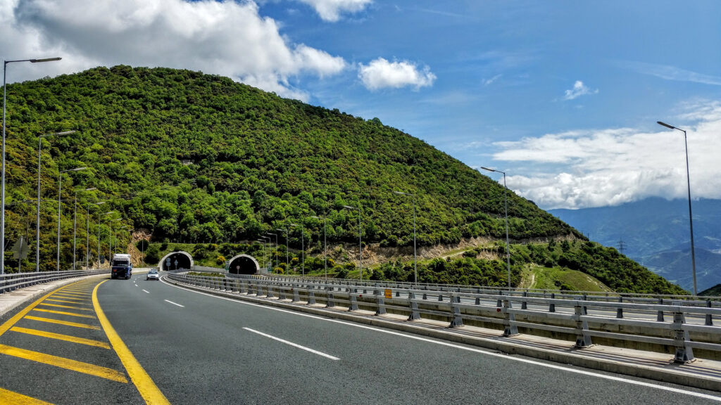 Driving to Meteora