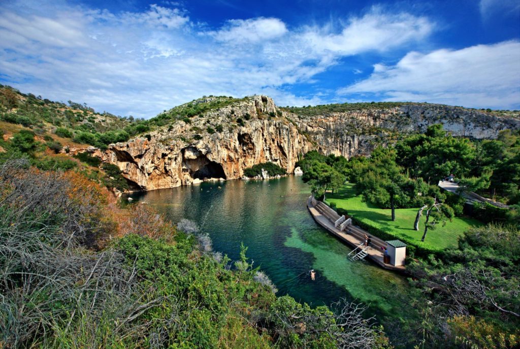 Athens-Vouliagmeni-lake