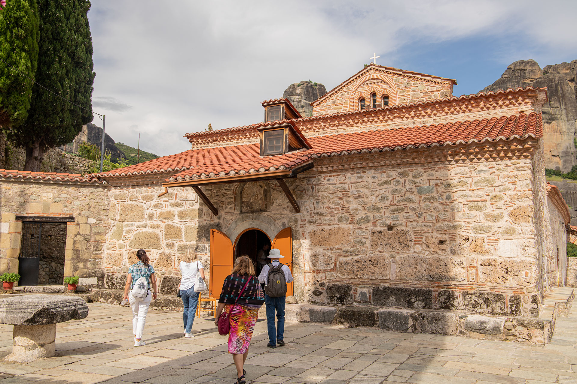 Church's front courtyard 