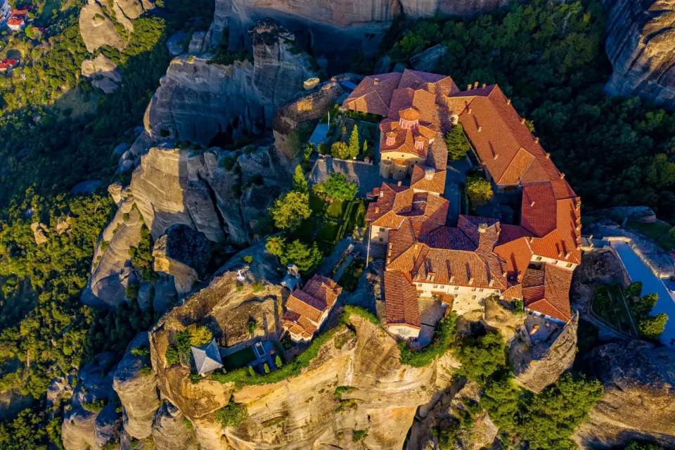 Saint Stephen monastery drone