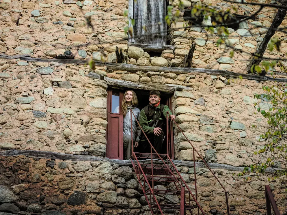 Hidden monastery Agios Nicholaos Gavros
