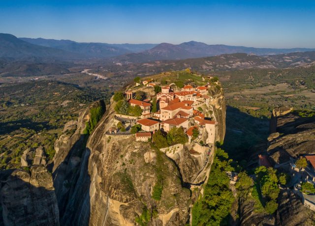 Great-Meteoro-monastery-drone