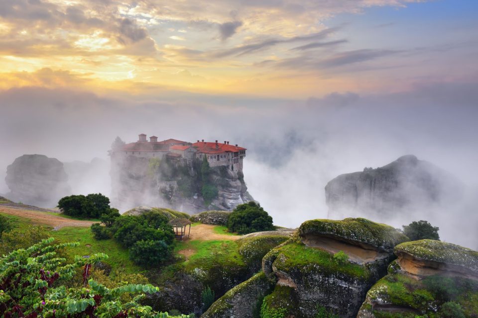 5 Reasons to Travel to Meteora This Year varlaam monastery fog
