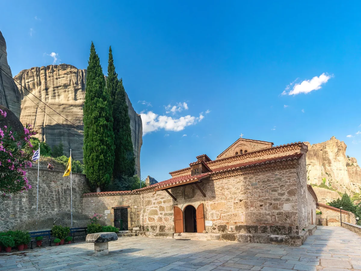 tour.Byzantine church Virgin mary